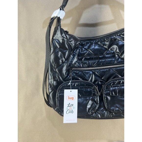 NWT LugLife Black Tote Shoulder Bag - Picture 3 of 6